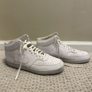 Nike Court Vision Mid Next Nature High Tops Size 14